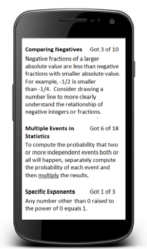 Strategy and principles review screen